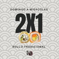 Promoción 2x1 rollo tradicional